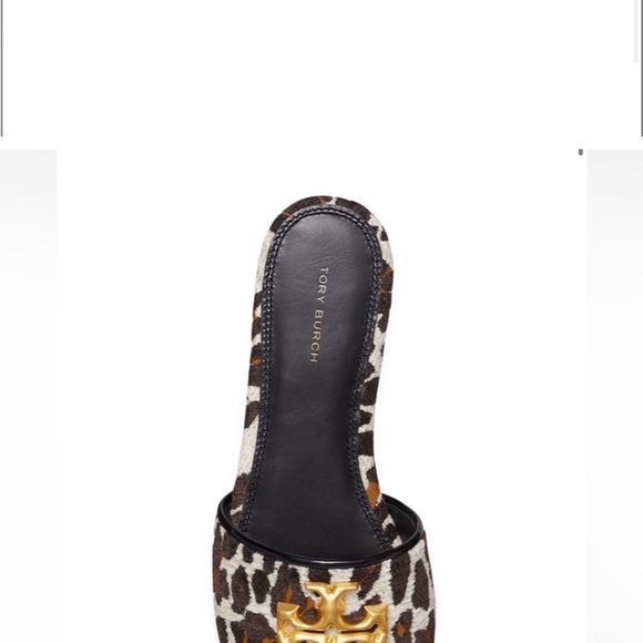 Tory Burch Eleanor-Print Logo Slides - Picture 2 of 4